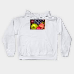 Mixed Fruit Basket Kids Hoodie